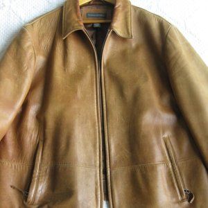 Banana Republic Tan Leather Jacket